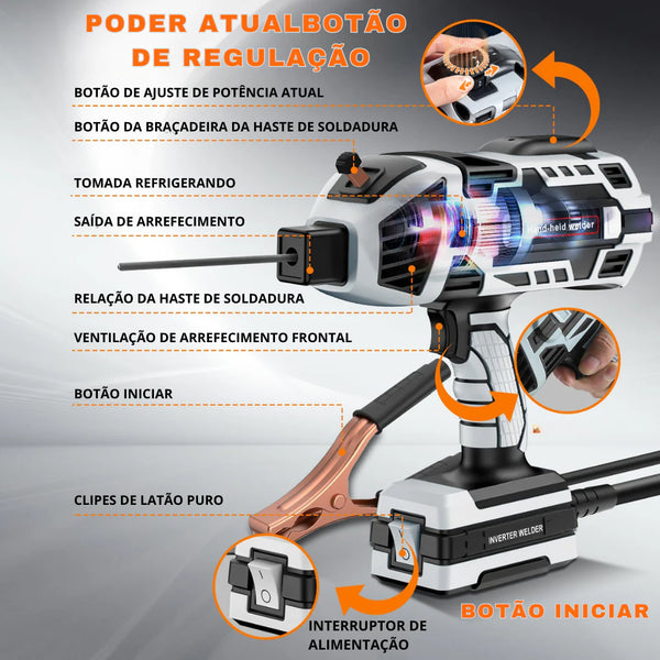 Kit Soldador Inteligente Portátil
