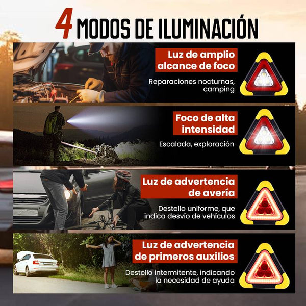 Luz de Emergencia Solar Vial