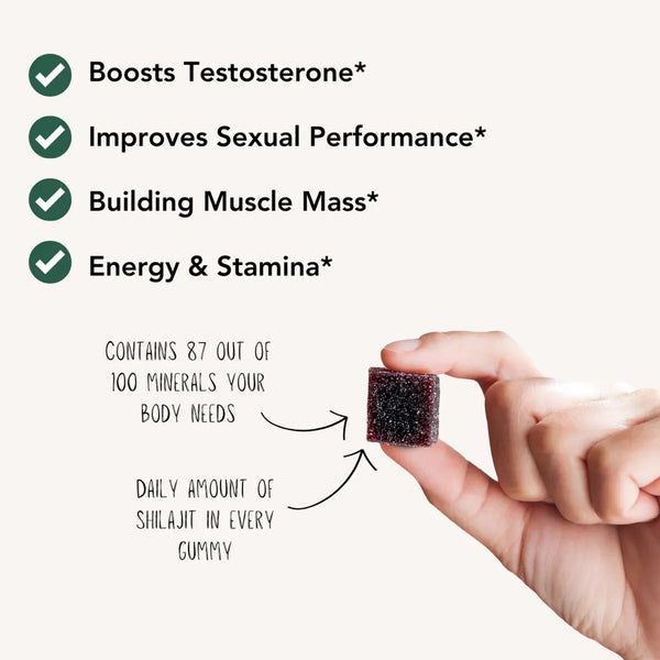 Gomitas Energizantes de Shilajit