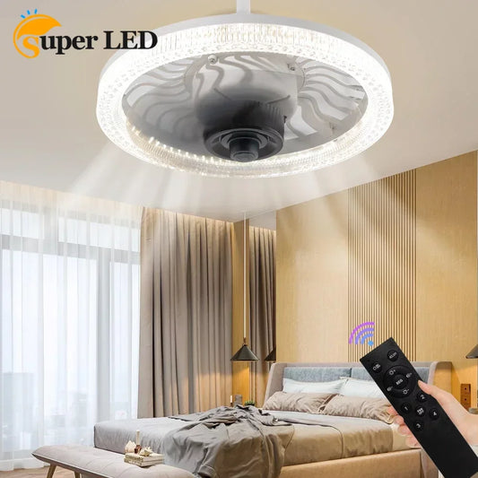 Ventilador Inteligente LED para Hogar