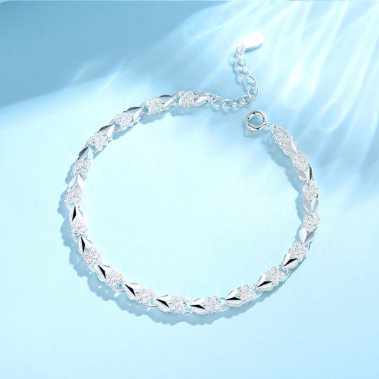 Pulsera de Plata Elegante Gratis