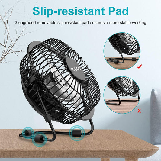 Ventilador Portátil Silencioso